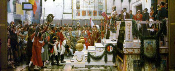 Cuadro de Las Cortes de 1812