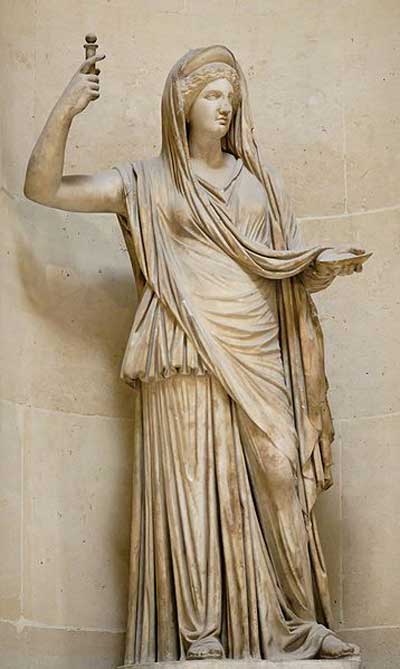 Escultura de la diosa Hera