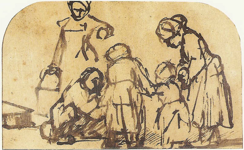 Dibujo de Rembrandt