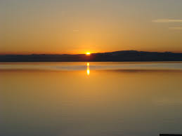 Atardecer en el mar