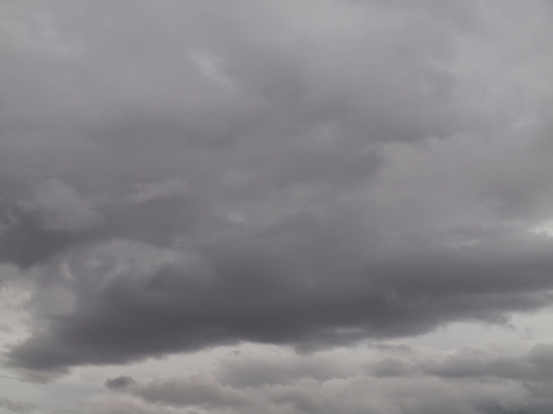Nubes de lluvia.
