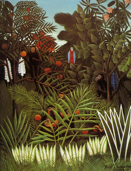 Paisaje, de Rousseau.