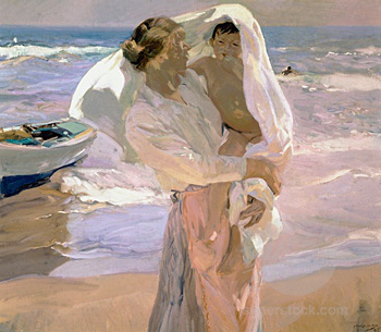 Después del baño. Sorolla.