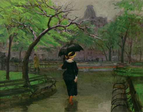 Lloviendo en primavera