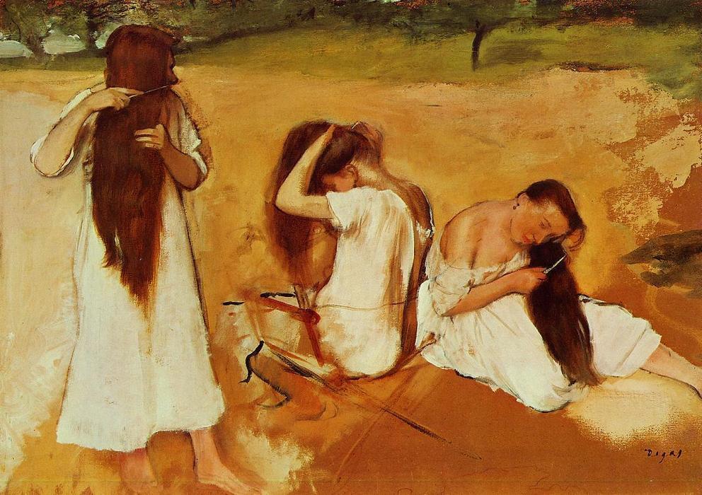 Edgar-Degas-Women-Combing-Their-Hair